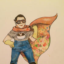 superhero verity, art by seabellss